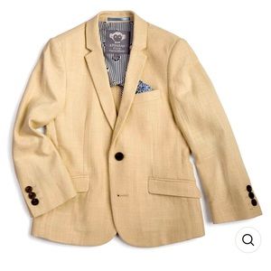 NWT Appaman Boys Linen Blend Sportcoat - 16 - Khaki